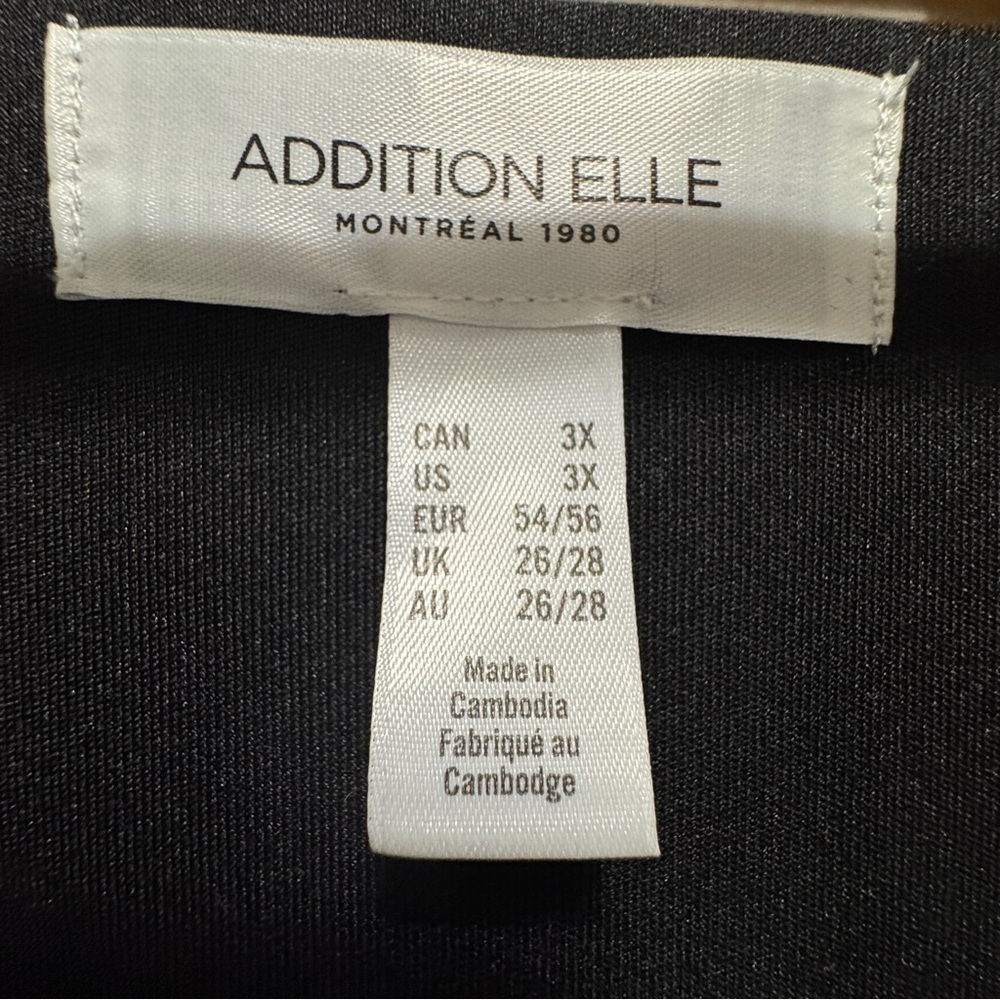 Addition Elle Floral Ruffled Mesh Midi Dress Size 3X - Picture 9 of 16